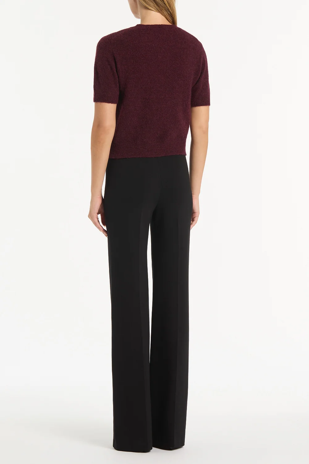 LOGANBERRY BRUSHED KNIT TOP - Image 2