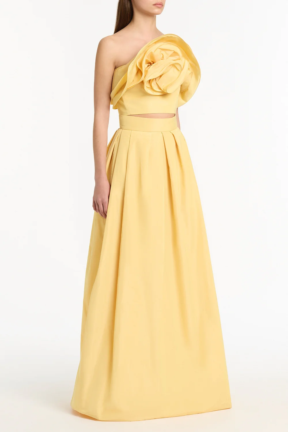POLLEN TAFFETA FLOWER TOP - Image 2