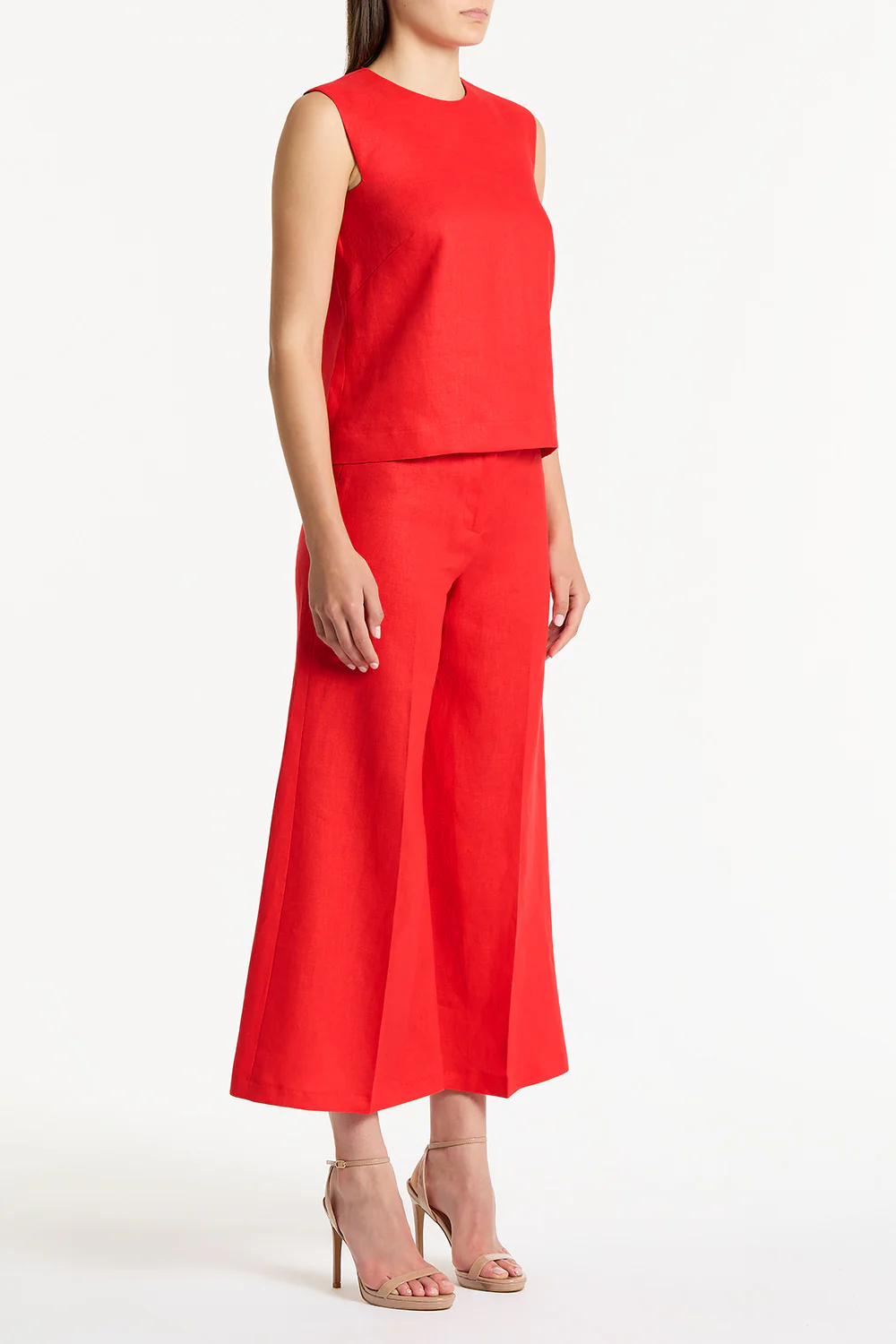 SCARLATTO LINEN TANK TOP - Image 3